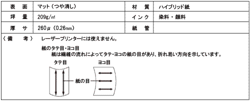 HC-211HV 両面マット紙「中厚口」 【はがき・メッセージカード】